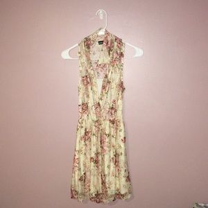 Cream Color Mini Dress